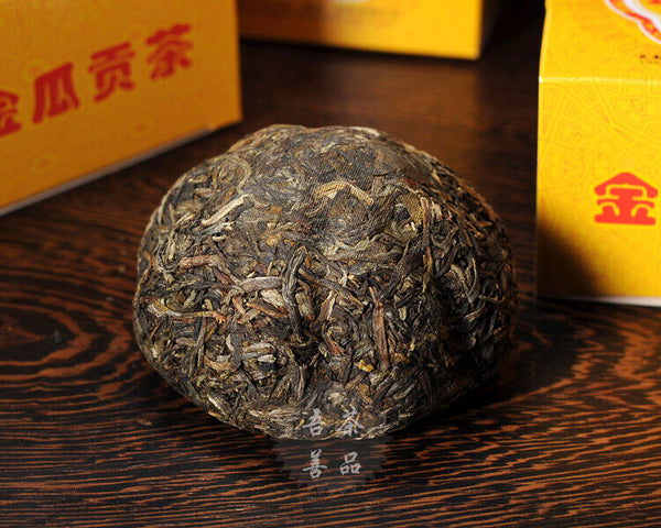 Yunnan Pu'er Tea Shimonoseki FT Special JIN GUA Tribute Puer Tuocha 100g