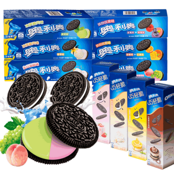 Wasabi flavour Snacks（亿滋奥利奥/Oreo 夹心饼干 97g/盒 Sandwich biscuit）China