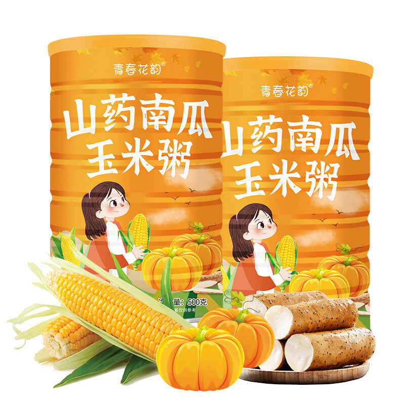 Yam Pumpkin Corn Porridge 500g Cooked Yam Cooked Corn Meal Stomach Instant Secondary image