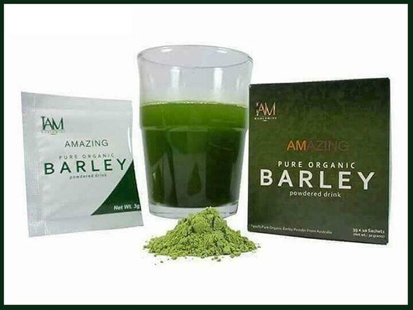 I Am Worldwide Amazing Barley 10 Sachet Powdered Juice Boost Energy Pure Organic