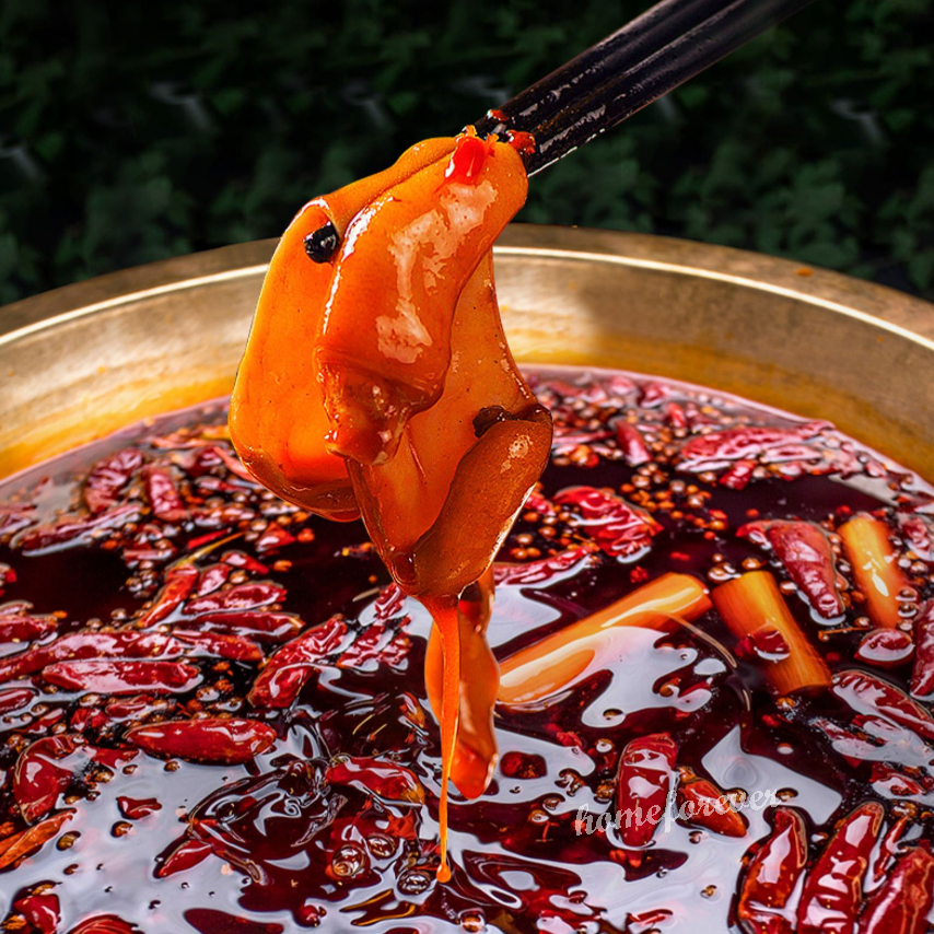 360g Qiaotou Spicy Hot Pot Base Mini Huoguo Chinese Food 桥头单人火锅底料宿舍夜宵 麻辣醇香 内含4小块