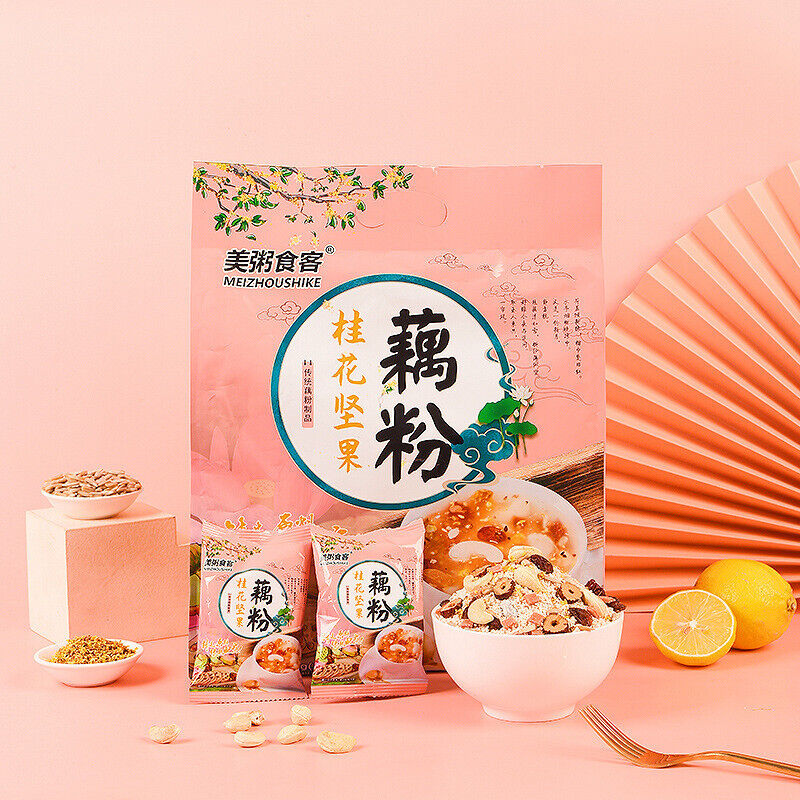 500g Chinese Osmanthus Fragrans Nut and Lotus Root Powder Soup Instant Nutritiou Secondary image