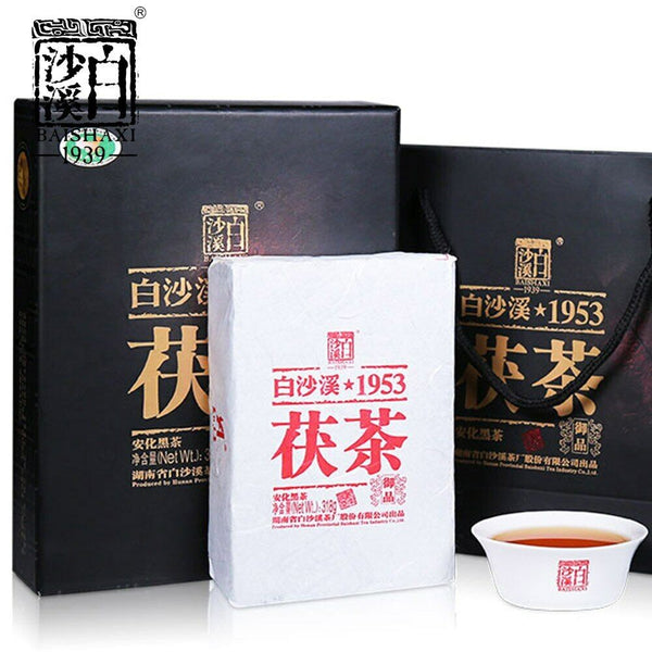 Anhua Baishaxi / Yupin Fucha Classic 1953 Dark Tea Brick Tea 318g