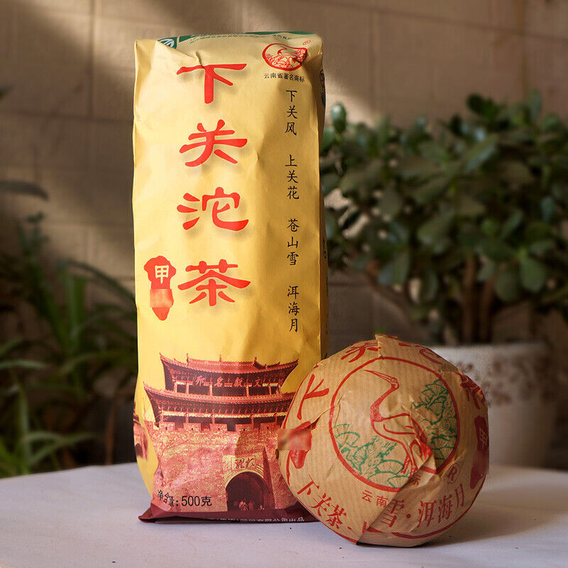 Jia Ji Tuo Cha * Yunnan Xiaguan Raw Pu'er Tea Grade A Sheng Puer Tea 500g