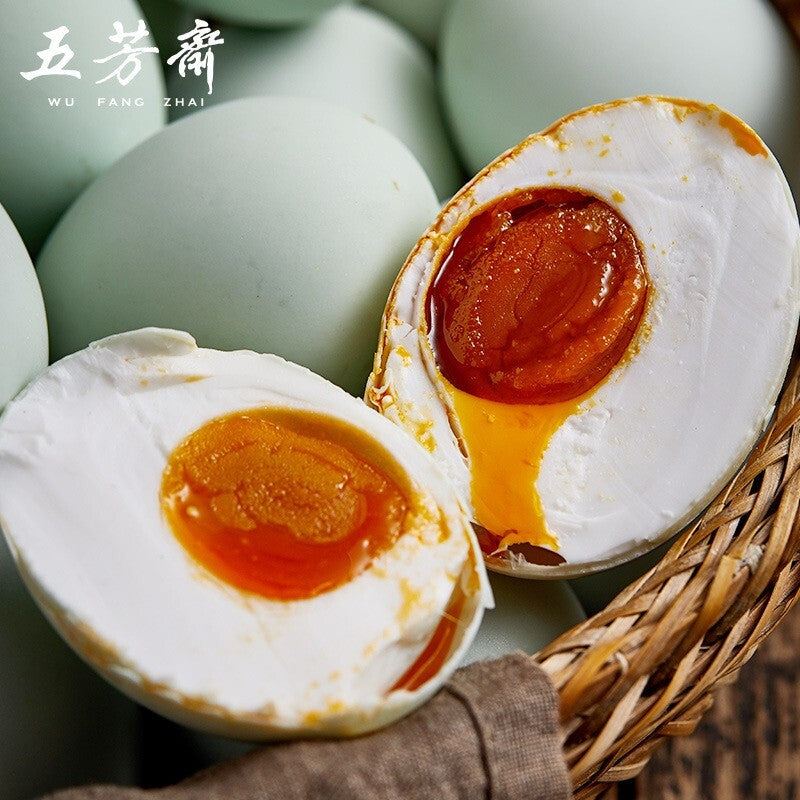 Duck eggs Salted duck eggs 4 pieces/box Oily and sandy Salty and delicious Main image