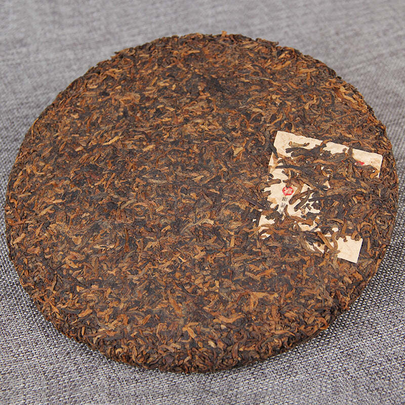 357g Cooked Puerh Tea Cake Iceland Organic Pu-erh Ripe Tea Yunnan Old Pu'er Tea