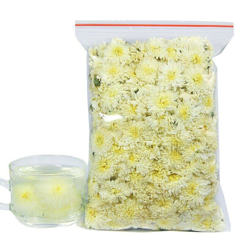 Chinese Organic Premium Huang Shan White Tribute White Chrysanthemum Tea 500g Main image
