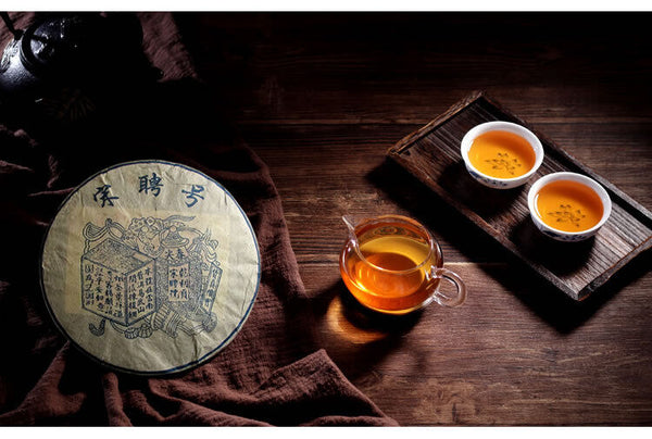 SongPinHao Pu'er Tea Raw Tea Yunnan Bulang Mountain Pu-erh Old Tea 357gr