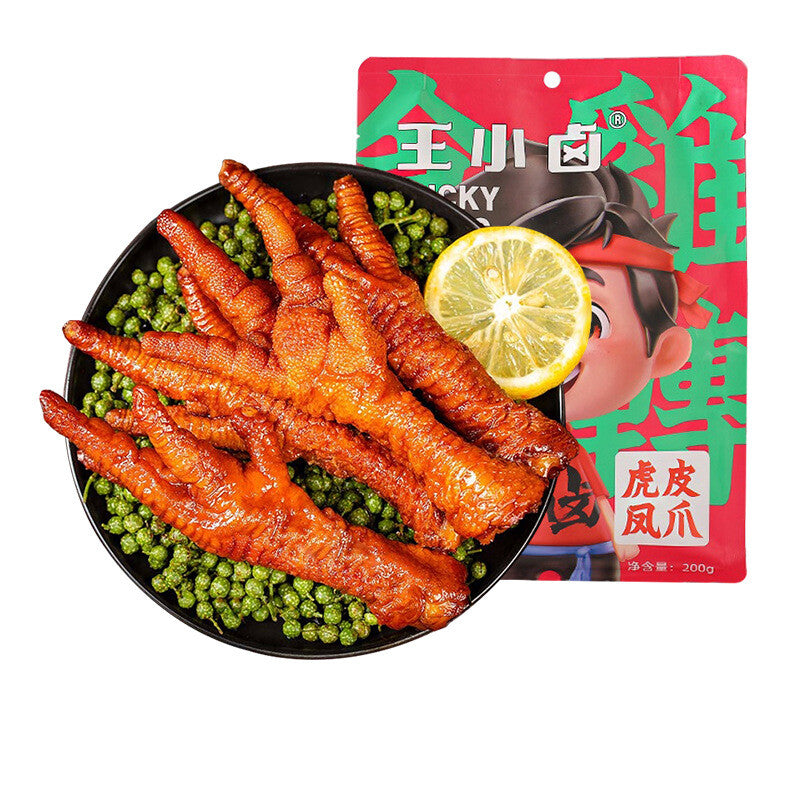210g/bags tiger skin chicken feet ready to eat braised chicken feet China snack