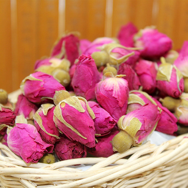 Red Rosebud Rose Buds Flower Floral Premium Organic Chinese Loose Herbal Tea