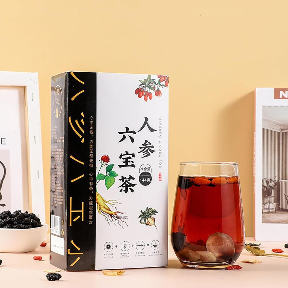 Treasure Support Health Boost Vitality Care Bag Kidney Tea Formula Ginseng Six Secondary image
