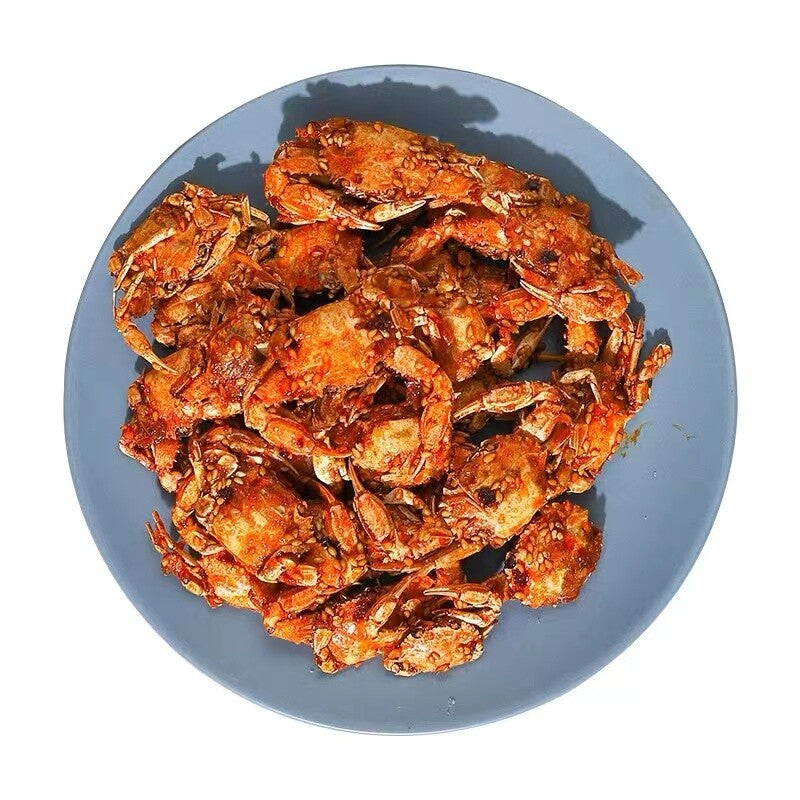 Small Crab Snacks Ready-to-eat Crispy Sweet and Spicy Sea Crabs 55g*2PCS