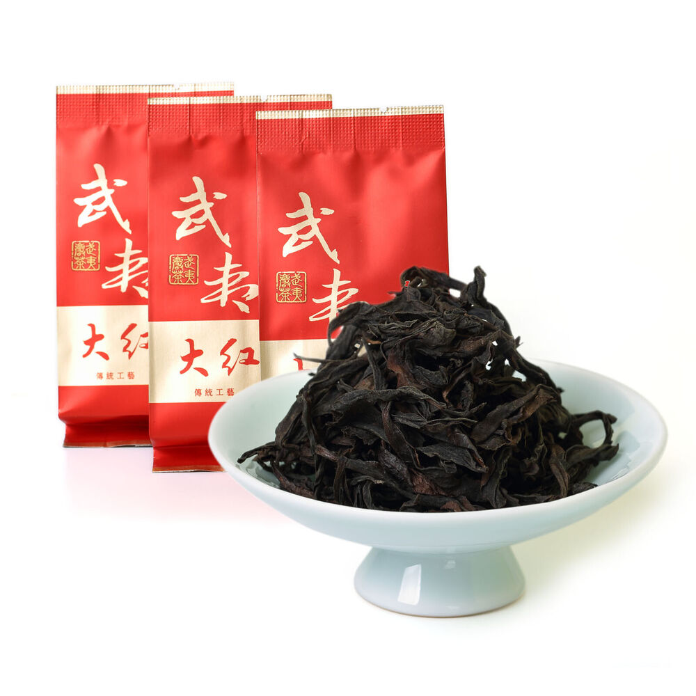HELLOYOUNG 25Pc*8g Supreme DaHongPao Oolong Tea Chinese Wuyi Big Red Robe Loose Main image