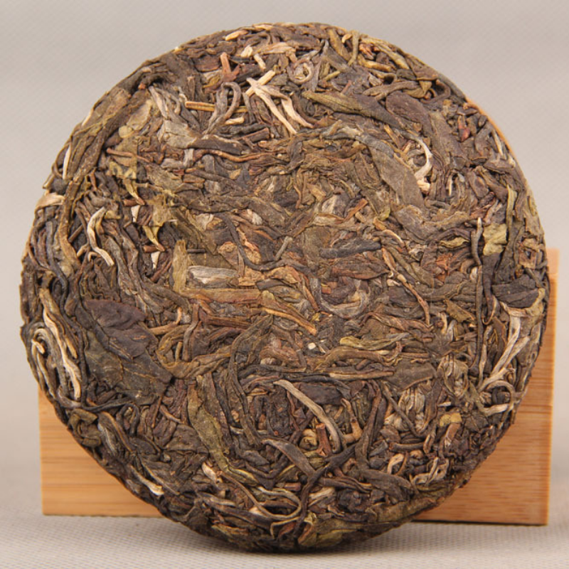 Thé Pu'er cru 100g petit gâteau thé Pu'er du vieil arbre des montagnes profondes