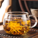 500g Schwarzer Tee Drache Gold Huang Ju Chrysantheme Dian Hong Blooming Tee Ball