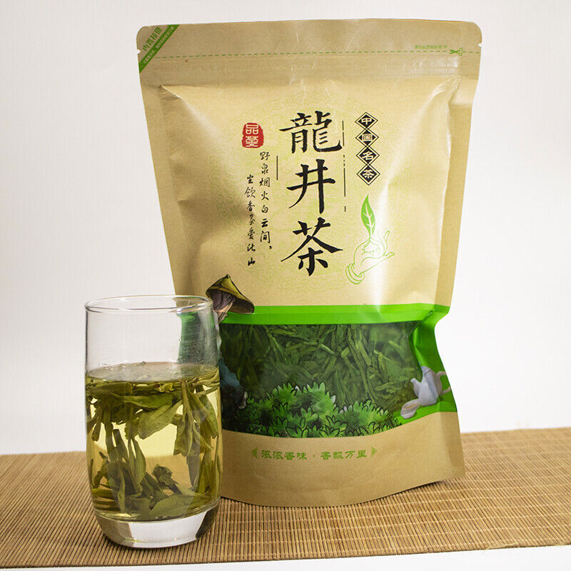 Green Tea  Premium Grade West Lake Dragon Well Before Rain Longjing Cha 250g Main image