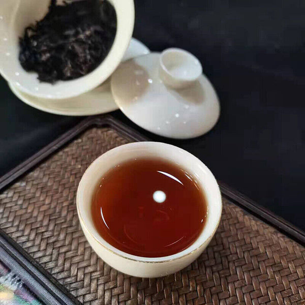 TeaTree Cooked Pu-erh Tea Cake Pu'er Black Tea 357g Laobanzhang Pu-erh Ripe Tea Old