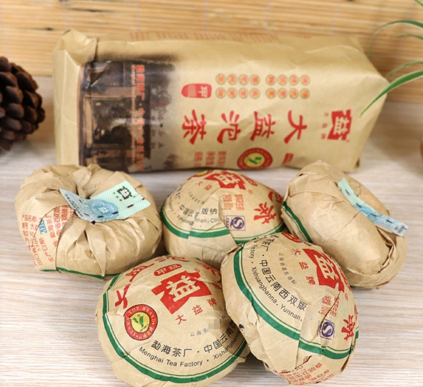 TAETEA Jia Ji Tuo Cha Tea Dayi Raw Puer Tuocha Aged Pu-erh Sheng Pu'er 500g