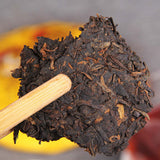 357g Menghai Ripe Pu'er Tea Cake Yunnan Old Tree Pu-erh Cooked Tea Top Puerh Tea