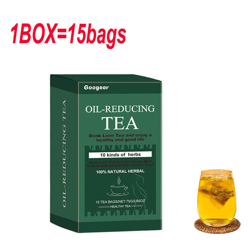 Oil Cleansing Tea for Liver Oil-Reducing Tea-10 Herbal with Excellent Formula