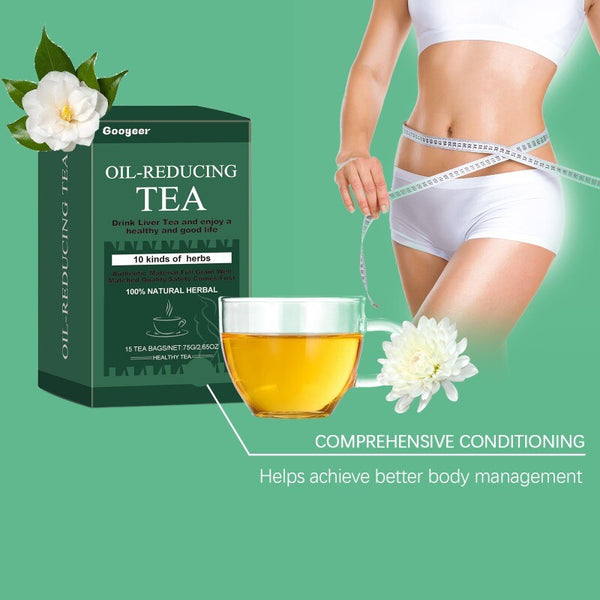 Excellent Formula, Oil Cleansing Tea for Liver Oil-Reducing Tea-10 Herbal