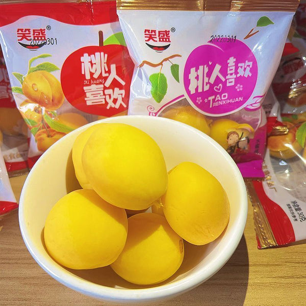 Sweet And Sour  Peach Classic Cold Fruit Nostalgic Snack Lock Throat