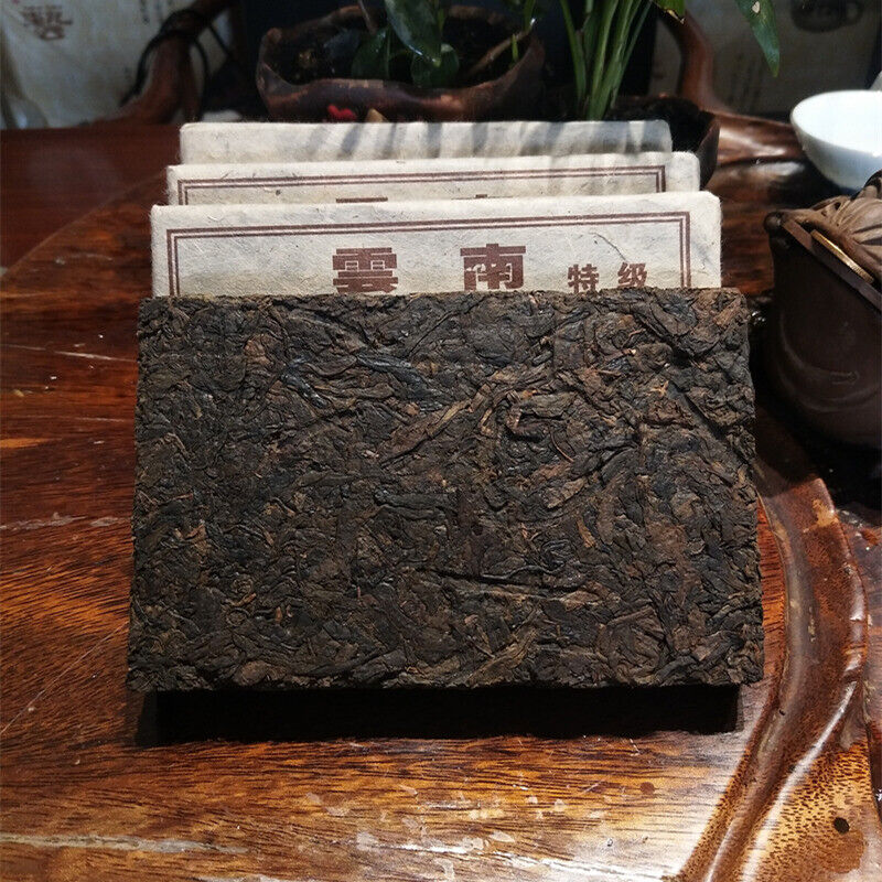 250g Puerh Tea Yunnan Puer Tea Brick Ripe Pu'er Menghai Old Shu Old Tree Tea Main image
