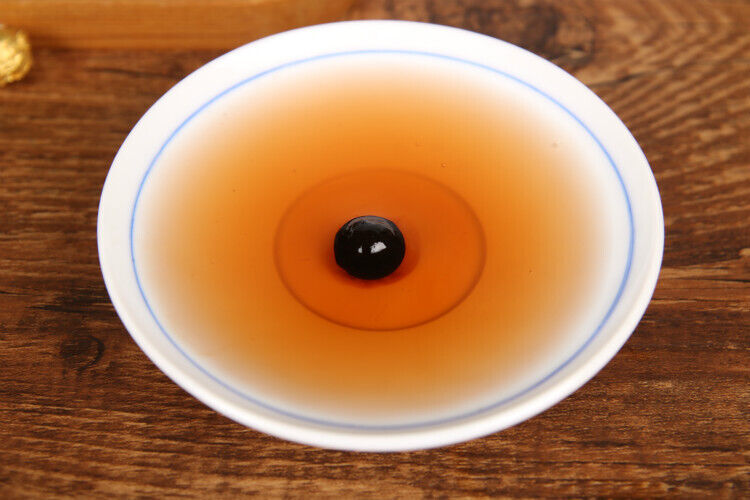 Yunnan Puer Tea CHA GAO Shu Puer Resin Tea Balls Shape Paste Ripe Puerth Cream