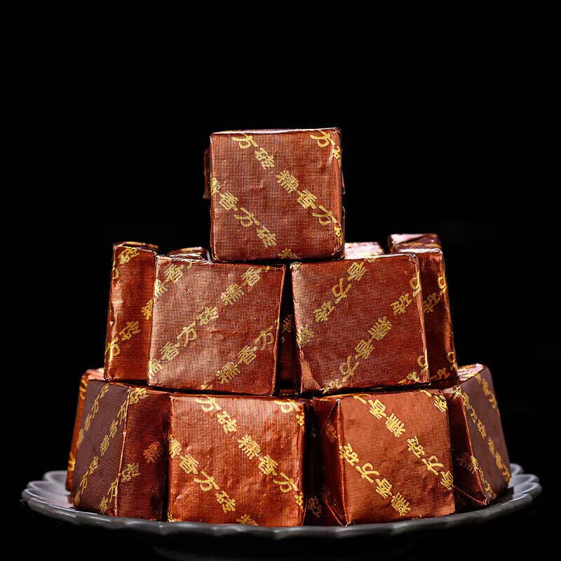 50g Puerh Ripe Tea Glutinous Rice Fragrance Pu-erh Cooked Tea Brick Pu'er Tea