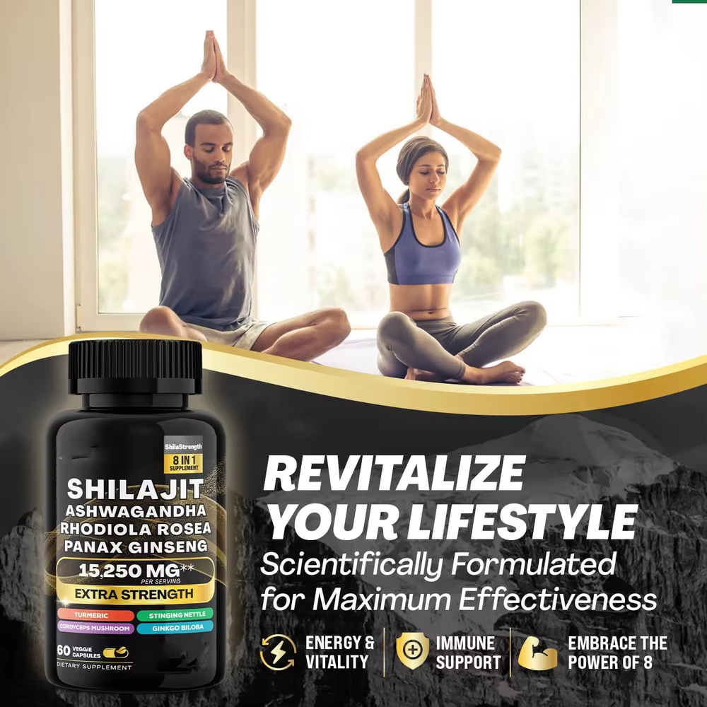 Sea Moss & Shilajit (Black Seed Oil, Turmeric, Ashwagandha, Ginger, Vitamin D)