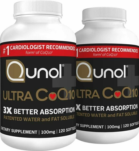Qunol Ultra CoQ10 100mg Natural Supplement Softgel.90 Count Ea (4-Pack) 360ct