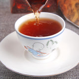 710g Yunnan Cooked Puerh Tea Glutinous Rice Fragrance Pu-erh Ripe Tea Cake Pu'er