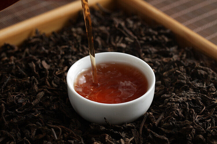 Yunnan Puerh Tea Zhang Xiang Ancient Tree Puer Loose Ripe Basket Pack 300g