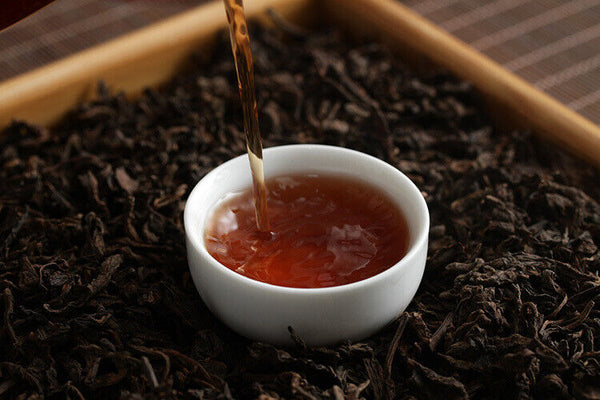 Yunnan Puerh Tea Zhang Xiang Ancient Tree Puer Loose Ripe Basket Pack 300g