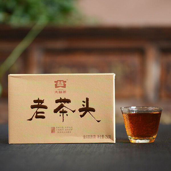 Yunnan Dayi Lao Cha Tou Old Tea Nubs Pu erh Brick Ripe Puer Tea 250g 2101