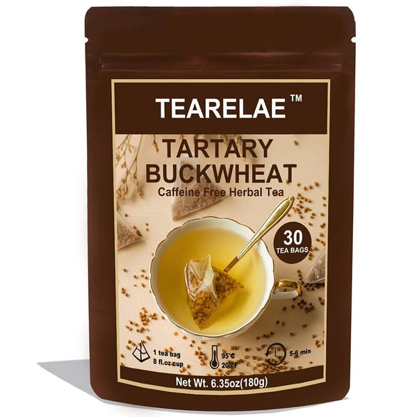 TEARELAE Himalayan Tartary Buckwheat Teabags 6g*30 Bags Roasted Nuts Aroma