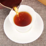 357g Menghai Ripe Pu'er Tea Cake Yunnan Old Tree Pu-erh Cooked Tea Top Puerh Tea