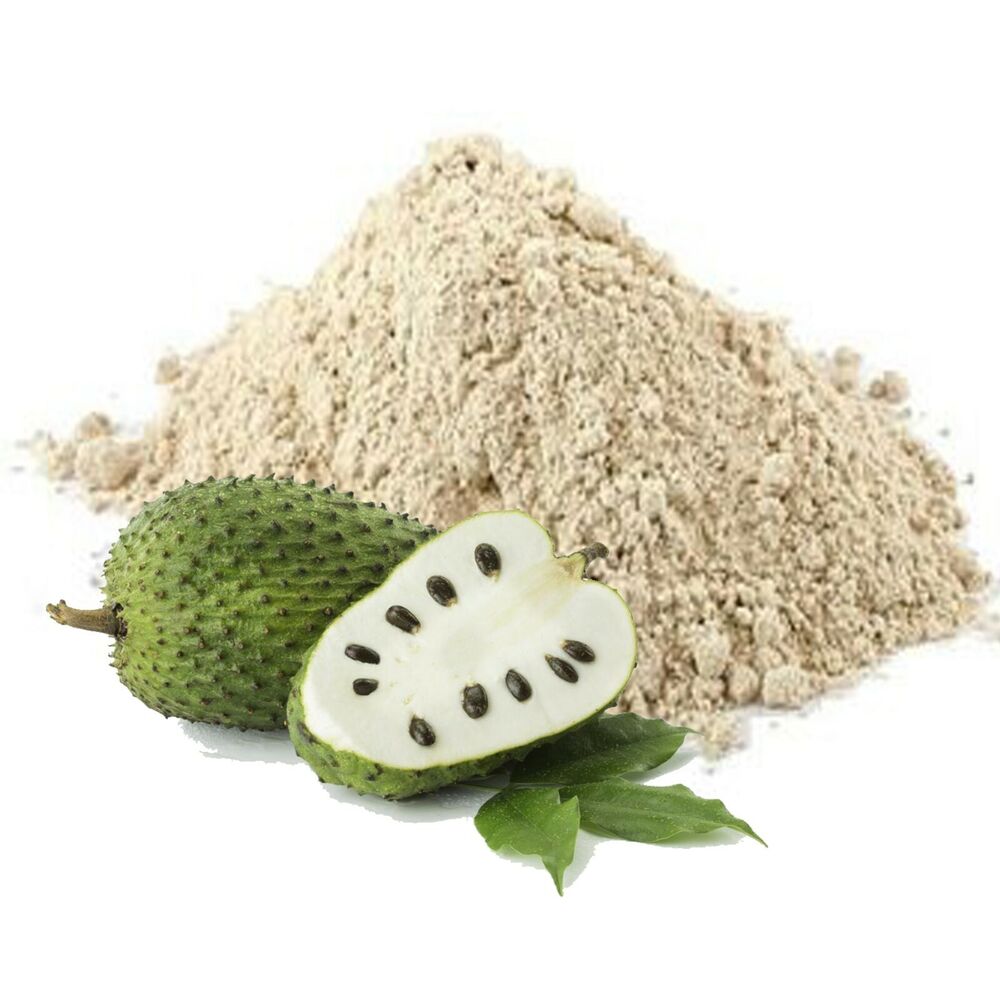 Dried Soursop Fruit powder organic pure natura Graviola Annona Muricat Tropical