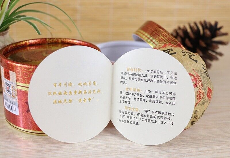 Pu'er Tea Xiaguan A Character TuochaCha100g/Box Jia Zi Tuocha *Yunnan