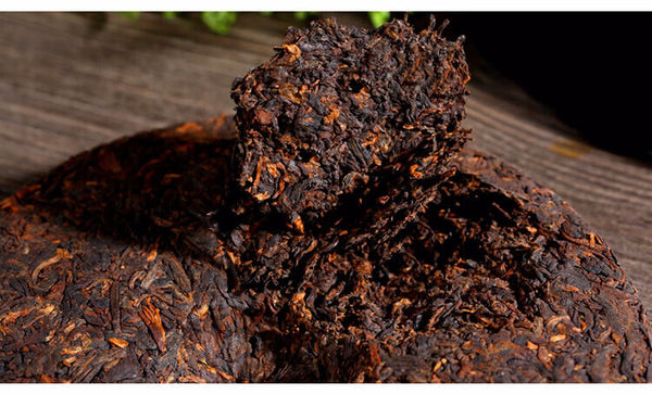 Ripe Pu-erh Heaven Earth Menghai Royal Golden Buds Old Arbor King Tea 357g
