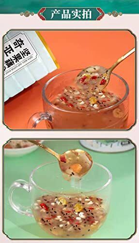 Sweet Scented Chia Seed Nut Lotus Root Starch Soup, Meal Substitute Powder 500g