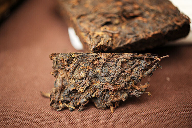 DR. PU'ER TEA Lao Man E Pu-erh Tea Brick 500g Old Tree Ripe Puer Pu'er Shu Tea