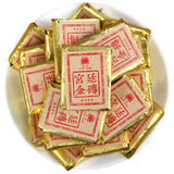 Gold Brick Ripe Pu er Tea Yunnan Date Fragrant Small Square Shu Puerh 100g