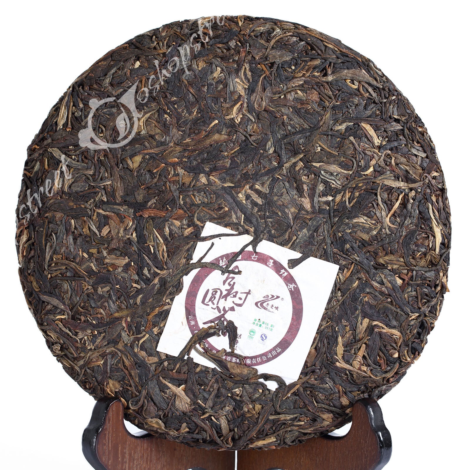 yr 357g Organic Laomane Banzhang Ancient Tree Puer Puerh Pu'er Tea Raw Cake Secondary image