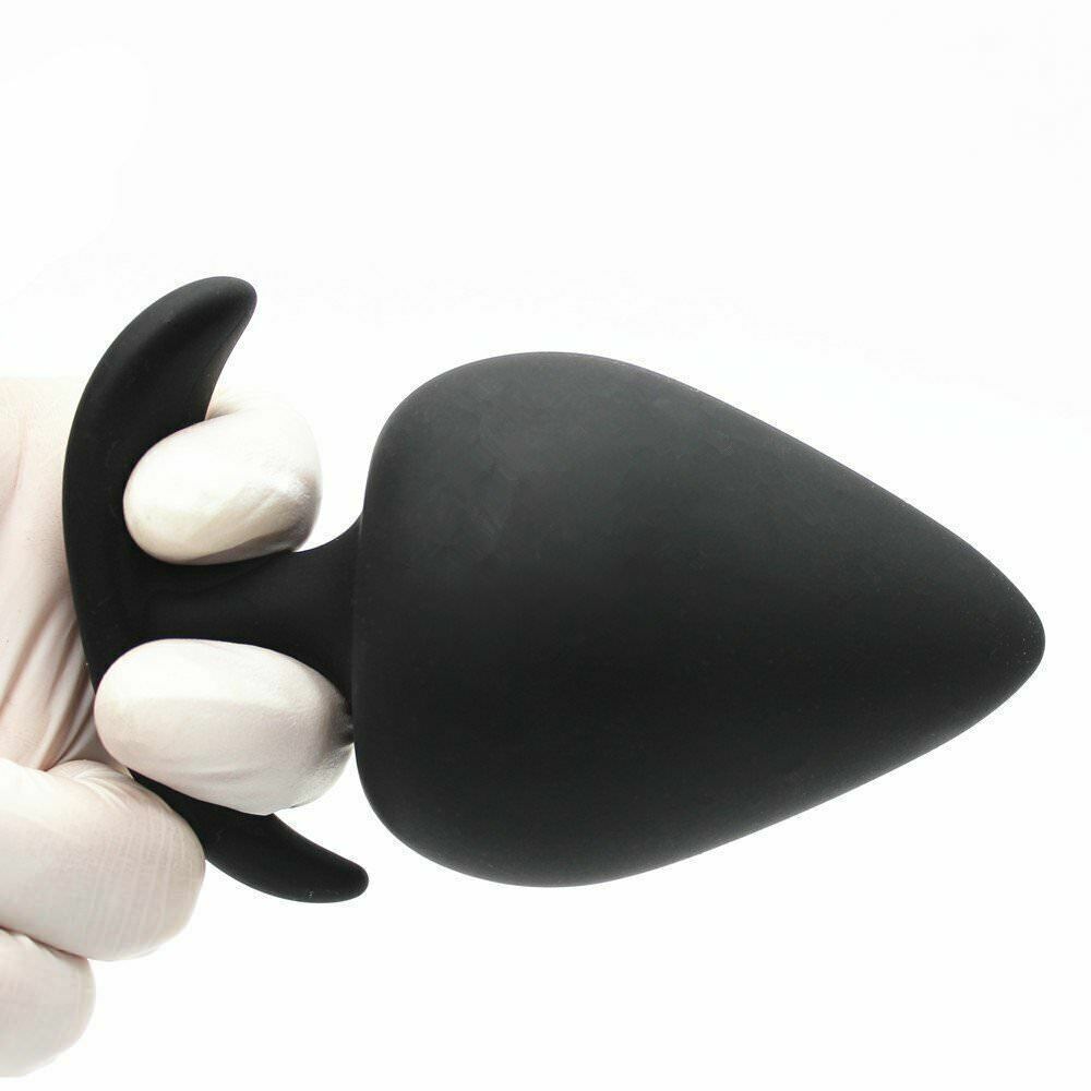 Silicone Anal Butt Plug Advanced Anal Trainer Sex Toys Black New Large Size