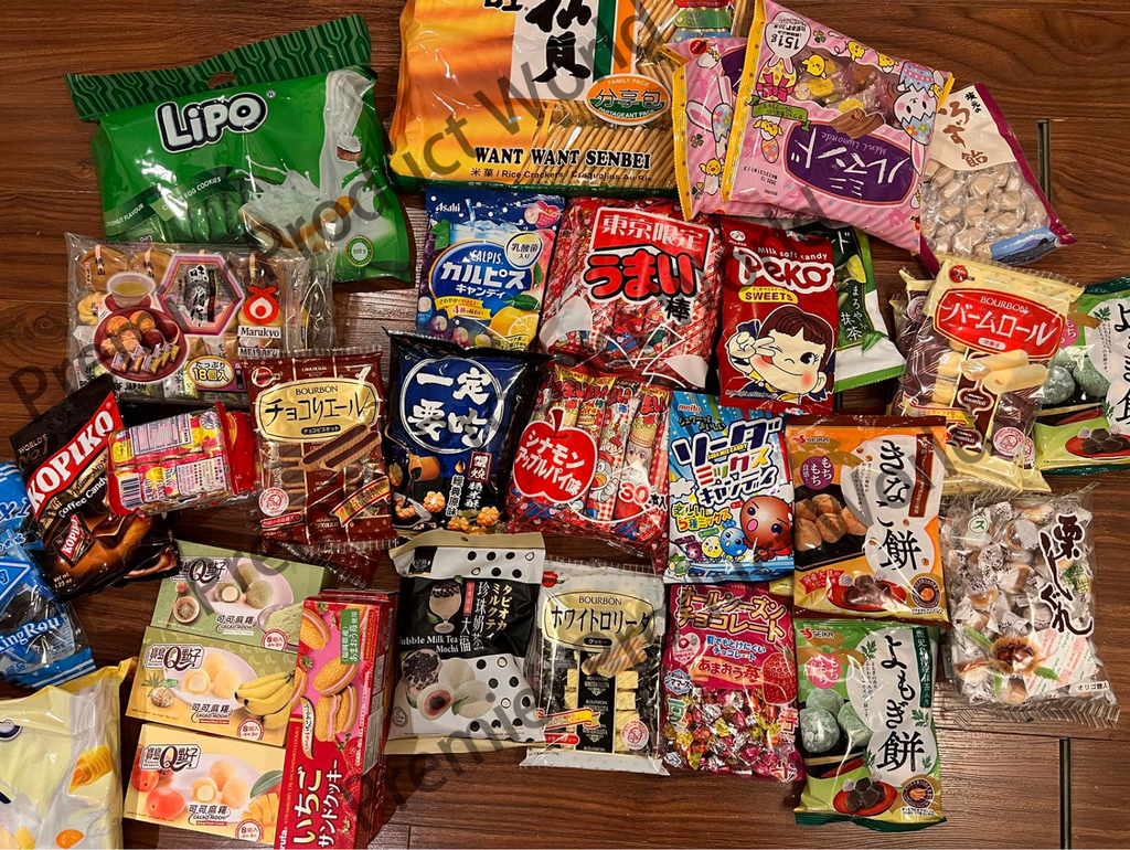 36 Piece Sweet & Savory Mix Variety Asian Snack Box- Japanese Korean Chinese