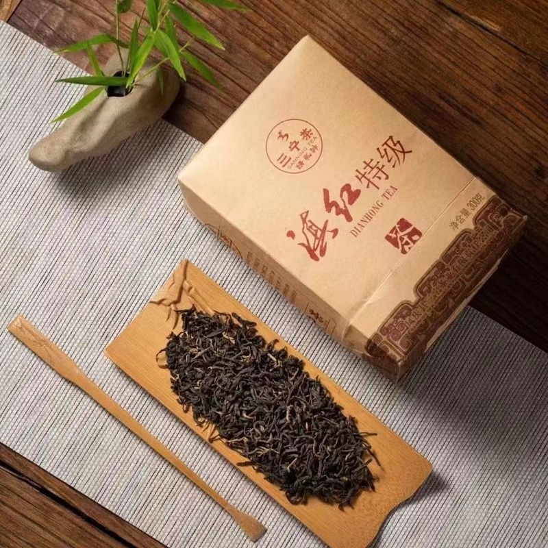 300g Top Grade Dianhong Tea Yunnan Fengqing Black Tea Organic Loose Leaf Red Tea Secondary image