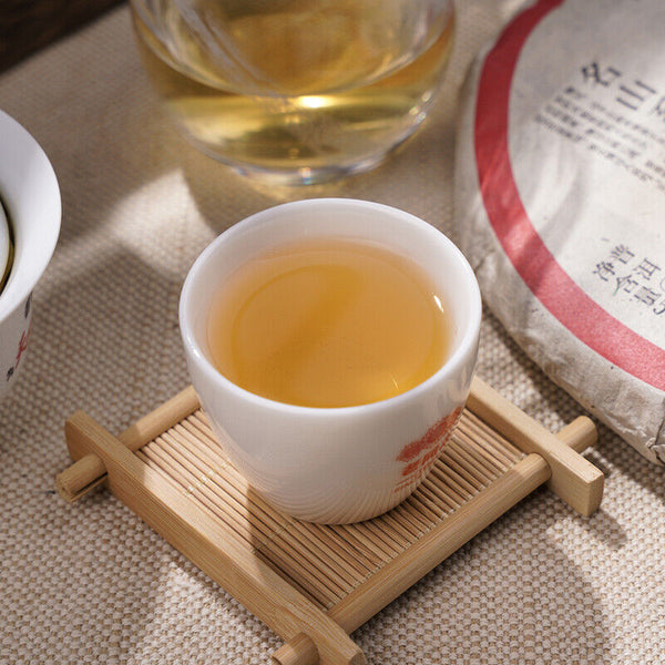 Haiwan Dong Guo Gu Shu Shen Puer Famous Mountain Old Tree Raw Puer Tea 500g