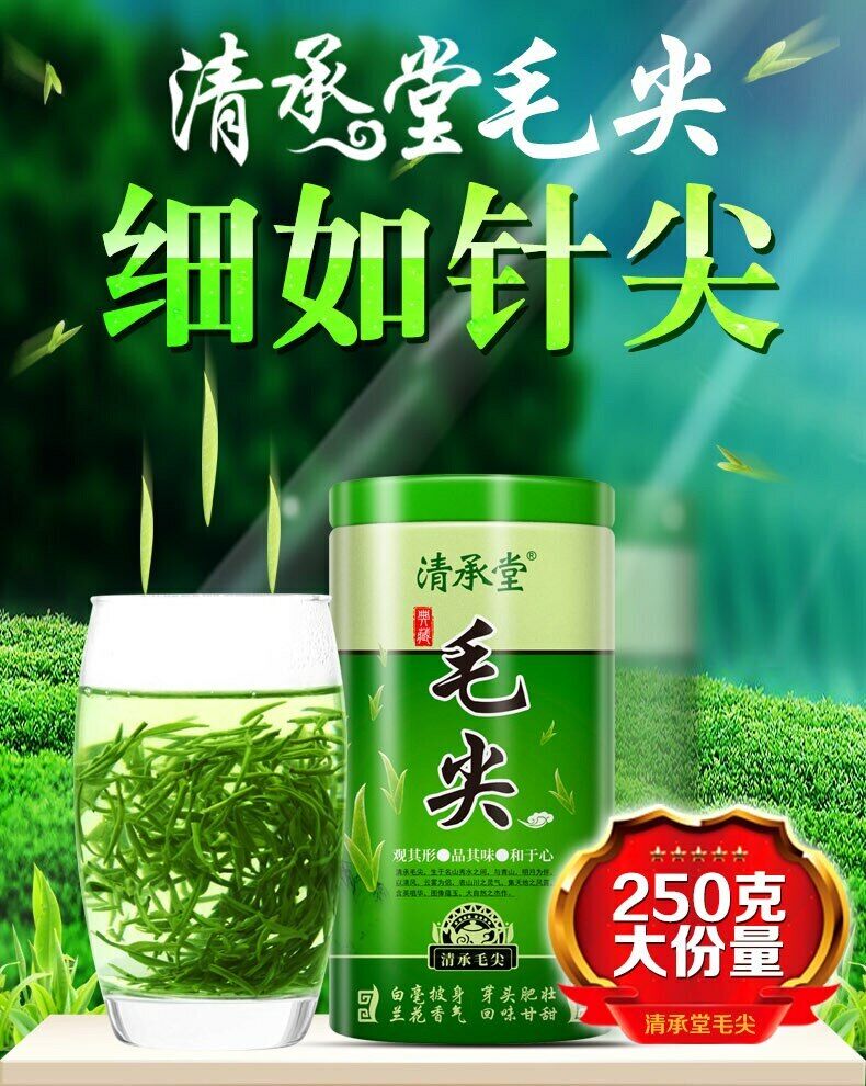Supreme Xinyang Maojian Tea Mao Jian Fresh Green Tea Slimming Tea 250g Tin Main image