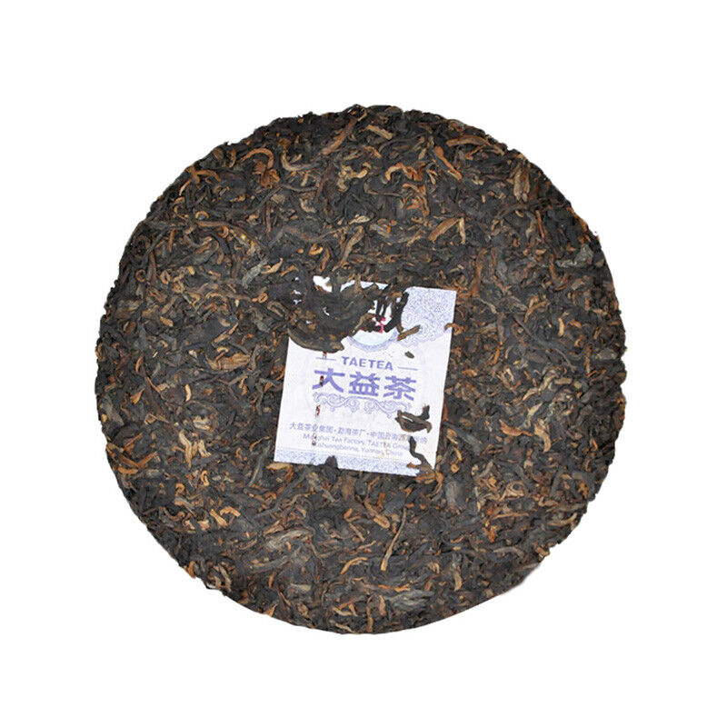 Palace Puerh Tea Cake DaYi Yunnan Fermented Tea QiZi Pu'er Ripe Tea 357g